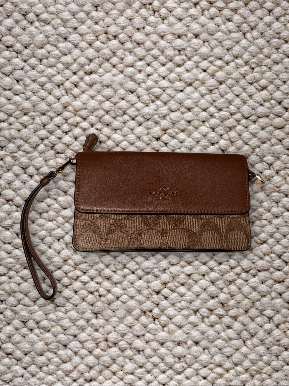 Coach Foldover Wristlet